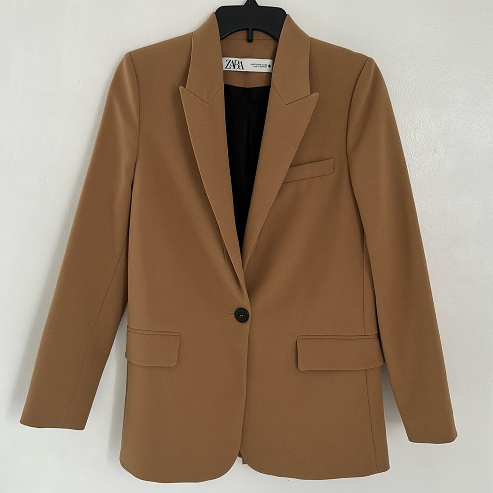 Zara tan blazer